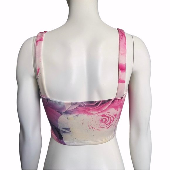 Honey Floral Crop Top XS/S - Picture 2 of 6